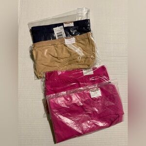 Lane Bryant Cacique Hipster Pink Navy Beige Panty Lot 22/24 NWT - 4 pr